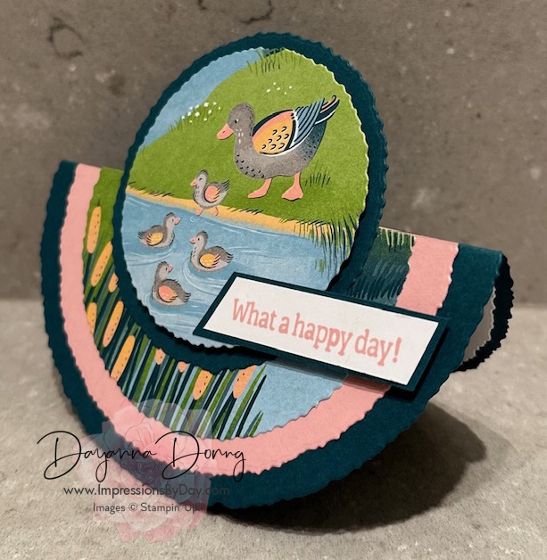 Lily Pond Lane Rocker Card - Dayanna Donng, Stampin' Up! Demonstrator